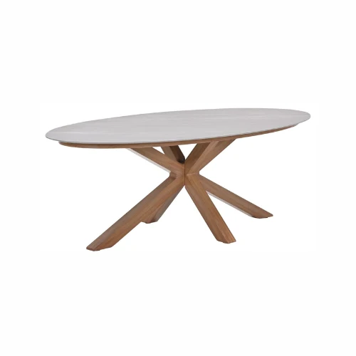 Garden Impressions Scotland Tuintafel Napoli Sand - 230x115 cm