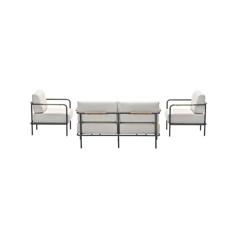 Lofi aluminium loungeset 4-delig - desert sand
