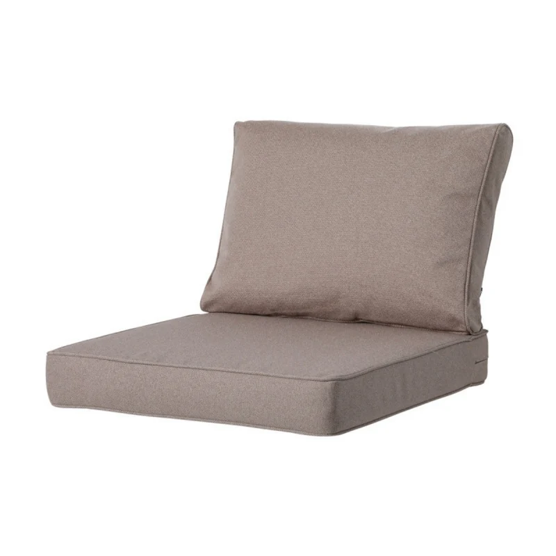 Madison loungekussenset zit 73x73cm rug 40x73cm Outdoor Manchester taupe