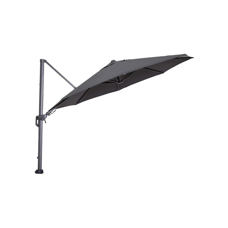 Hawaii zweefparasol - Ø350 cm - carbon black - donker grijs