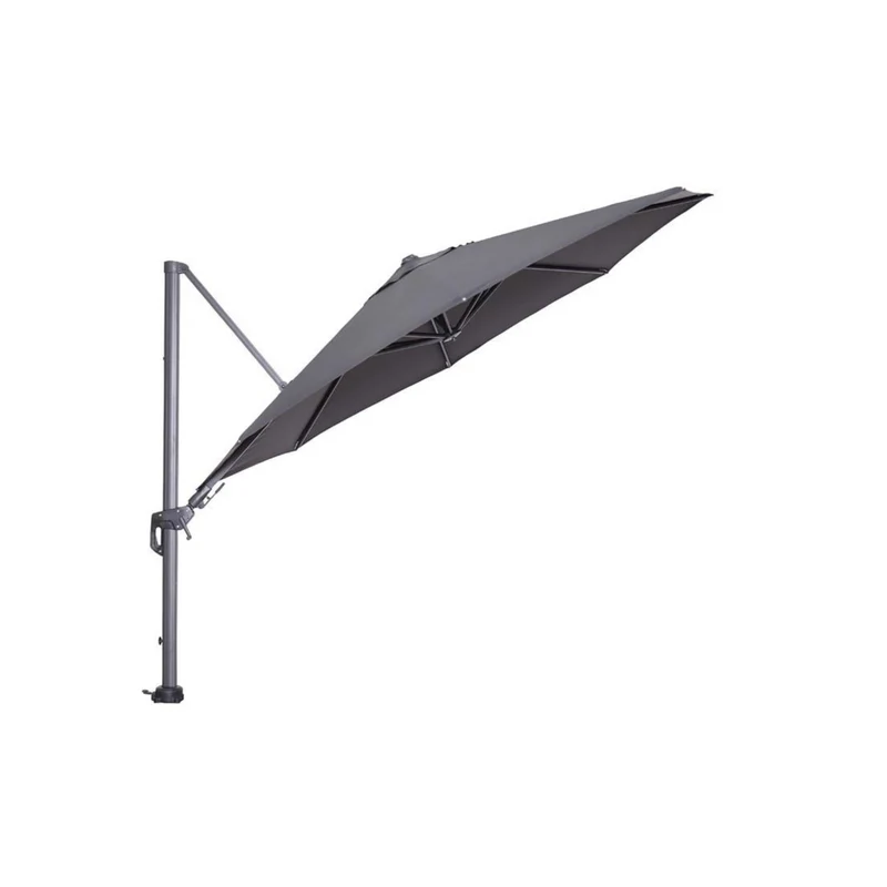 Hawaii zweefparasol - Ø350 cm - carbon black - donker grijs