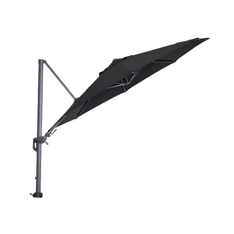 Hawaii zweefparasol - Ø350 cm - carbon black - zwart