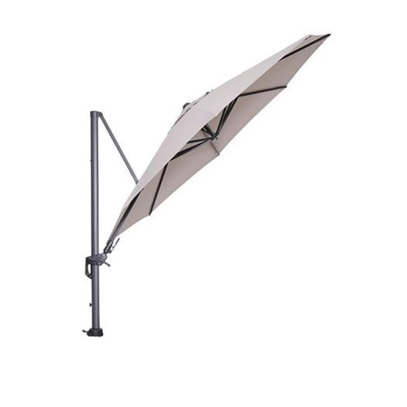 Hawaii zweefparasol - Ø350 cm - carbon black - zand