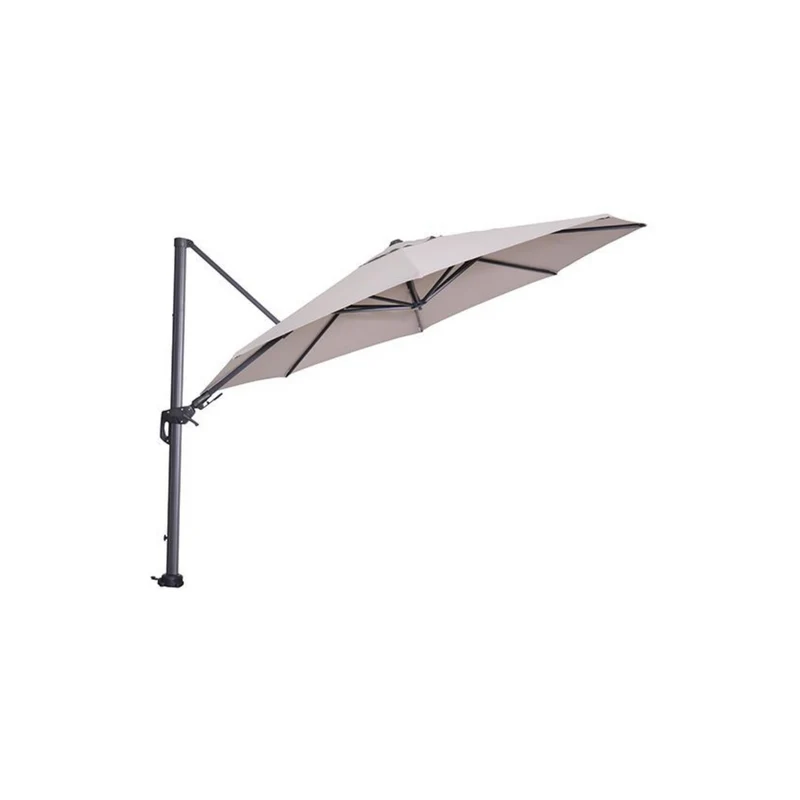 Hawaii zweefparasol - Ø350 cm - carbon black - zand
