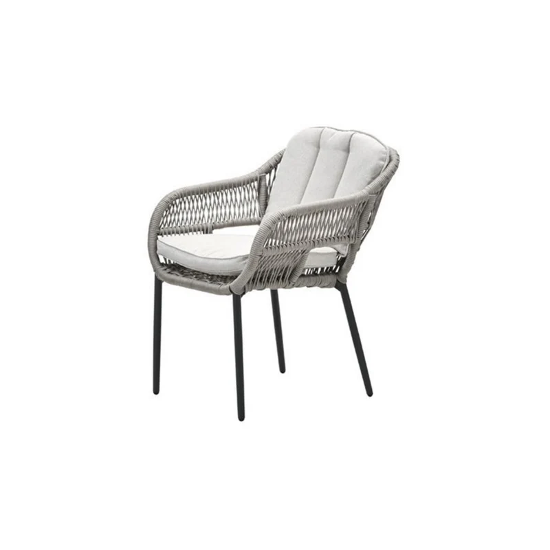Garden Impressions Dining tuinstoel rope taupe - carbon black - desert sand