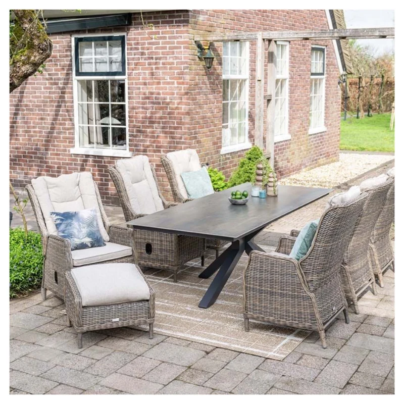 Osborne verstelbare tuinstoel wicker - havanna sand - gobi sand