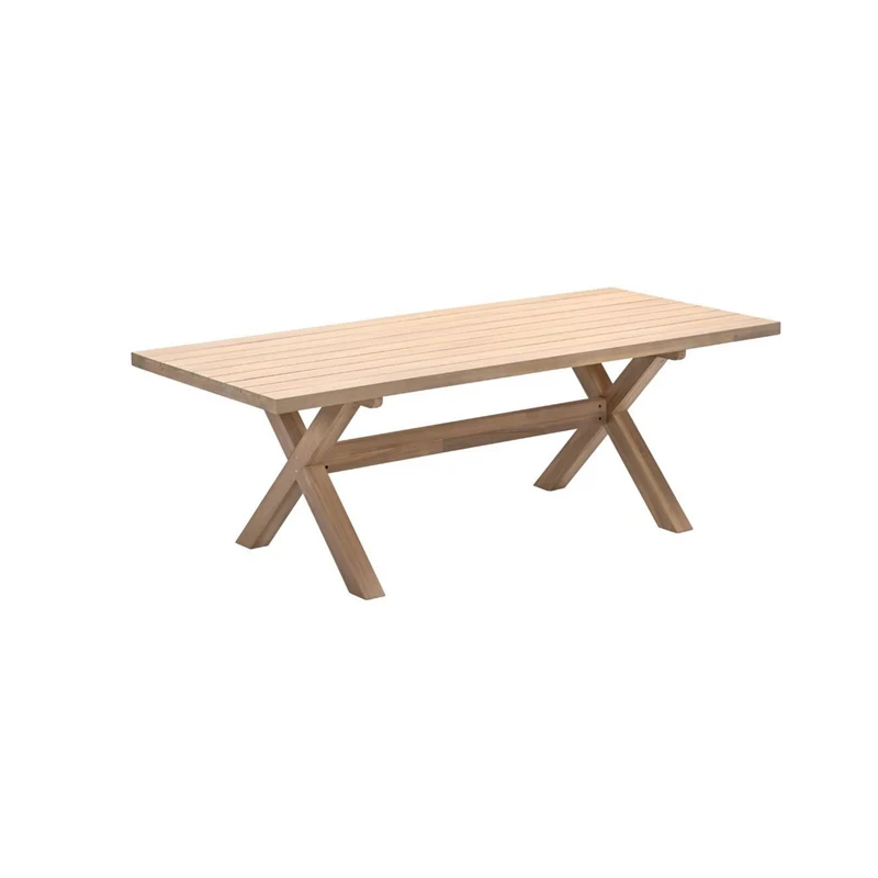 Garden Impressions Urania Tuintafel - 220x100 cm - acaciahout met white wash