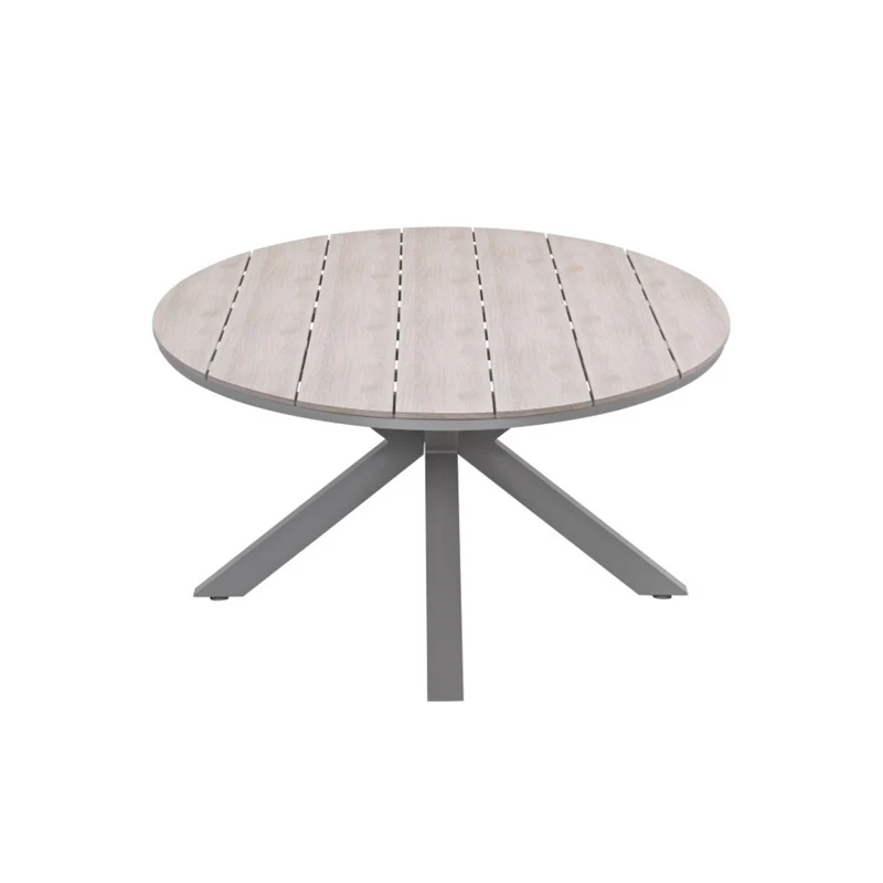 Edison tuintafel ovaal - 280x140 cm -taupe - light teak Vironwood