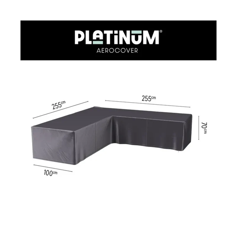 Platinum AeroCover Loungesethoes hoekset 255x255x100xH70