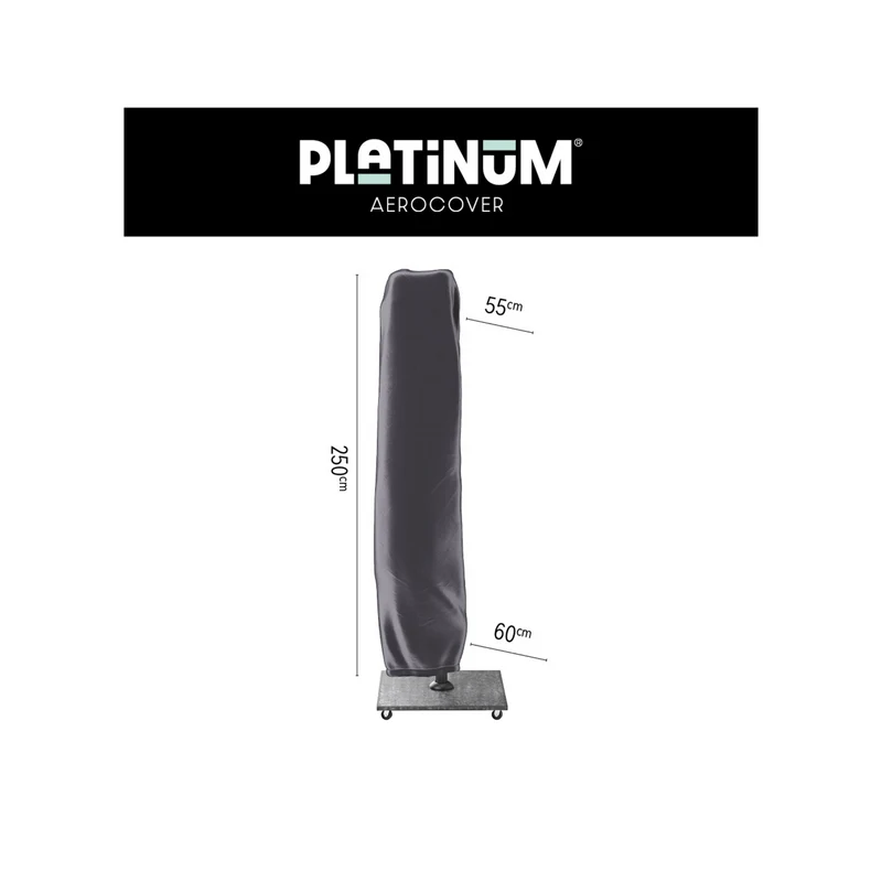 Platinum AeroCover Zweefparasolhoes H250x55/60