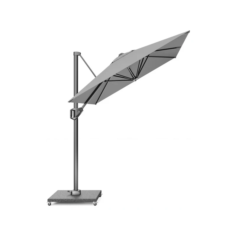 Platinum Sun & Shade zweefparasol Voyager T¹ 300x200 lichtgrijs