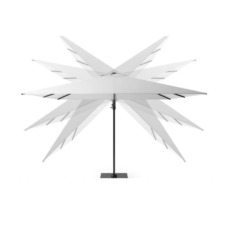 Platinum Sun & Shade zweefparasol Voyager T² premium 270x270 Faded black.