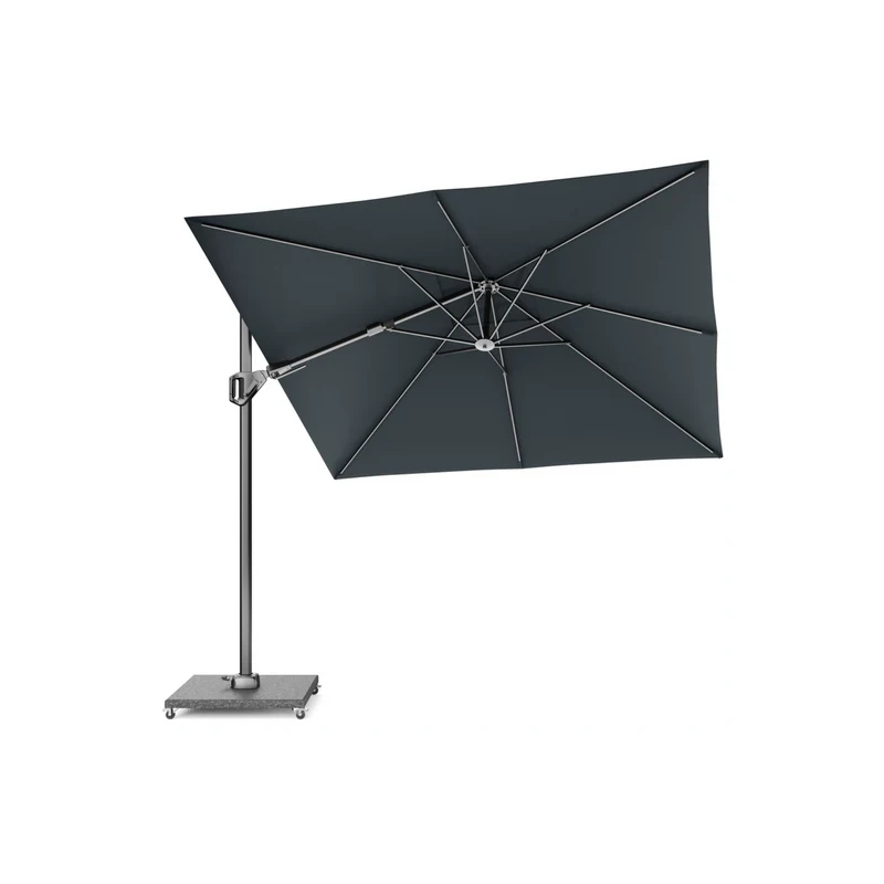 Platinum Sun & Shade zweefparasol Voyager T² premium 270x270 Faded black.