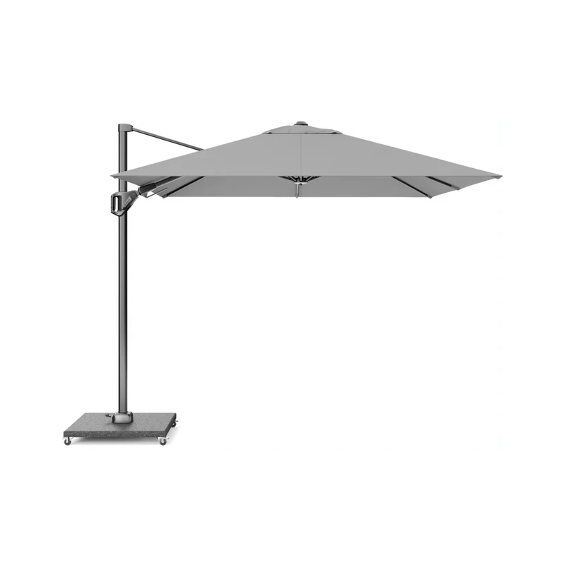 Platinum Sun & Shade zweefparasol Voyager T² 270x270 lichtgrijs.