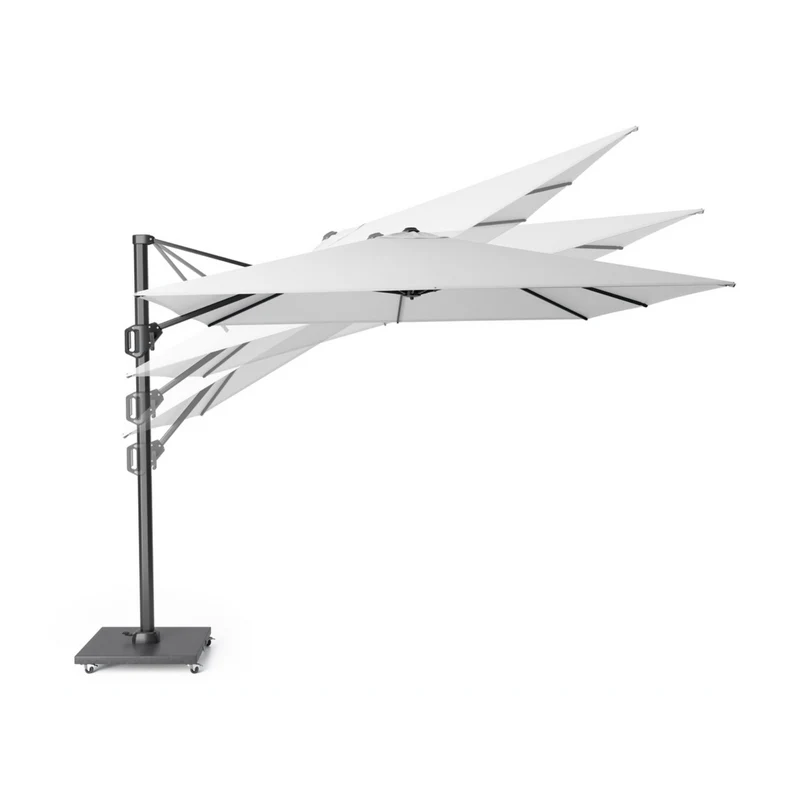 Platinum Sun & Shade zweefparasol Voyager T¹ 250x250 antraciet.