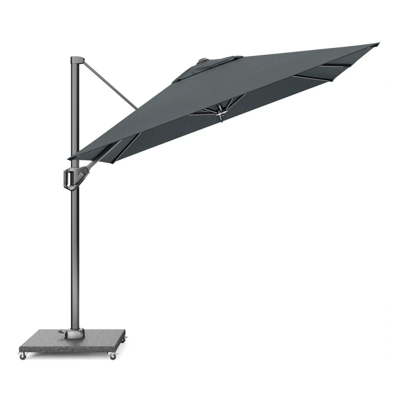 Platinum Sun & Shade zweefparasol Voyager T¹ 250x250 antraciet.