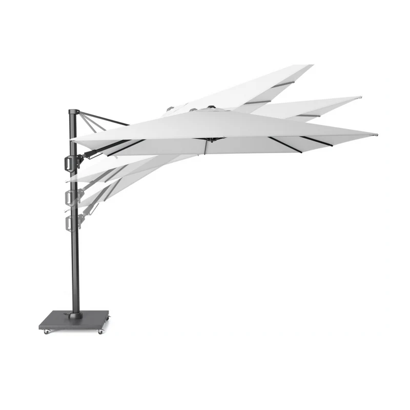 Platinum Sun & Shade zweefparasol Voyager T² 270x270 antraciet.