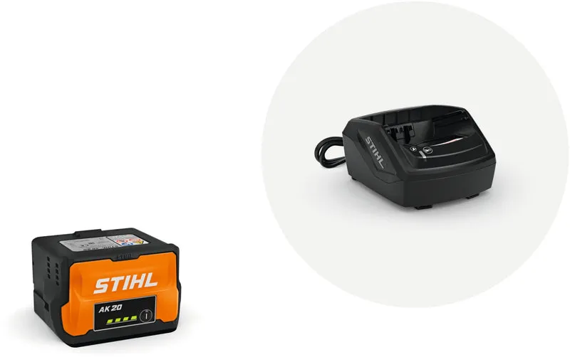 STIHL Starter Set mit Akku AK 20 und Ladegerät AL 101