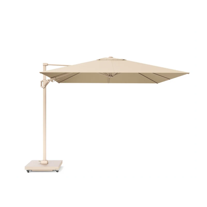 Platinum Sun & Shade zweefparasol Challenger T² Sandstone frame, 300x300 Champagne