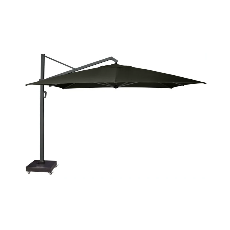 Platinum Sun & Shade zweefparasol Icon T¹ Premium 400x300 Faded black.