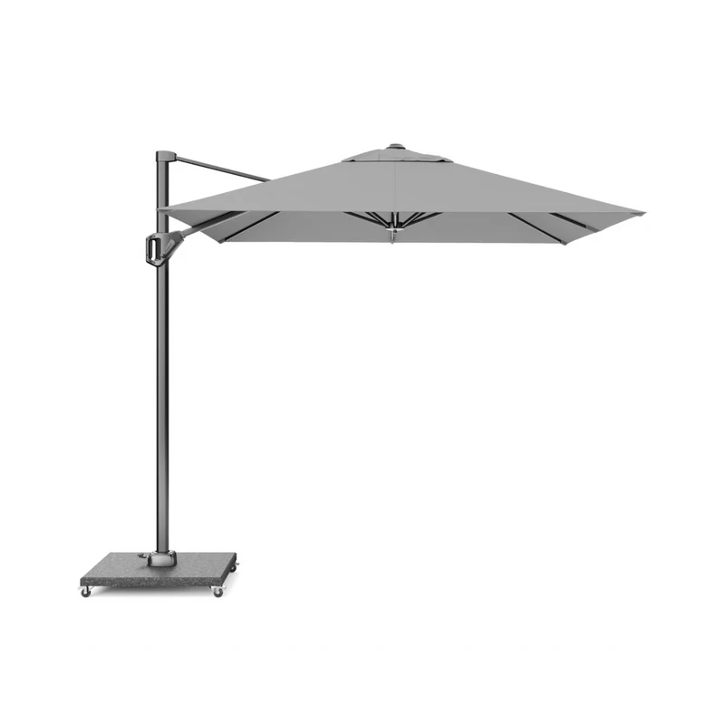 Platinum Sun & Shade zweefparasol Voyager T¹ 250x250 lichtgrijs.