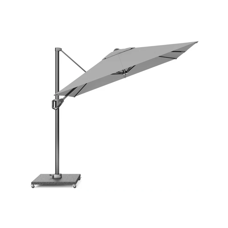 Platinum Sun & Shade zweefparasol Voyager T¹ 250x250 lichtgrijs.