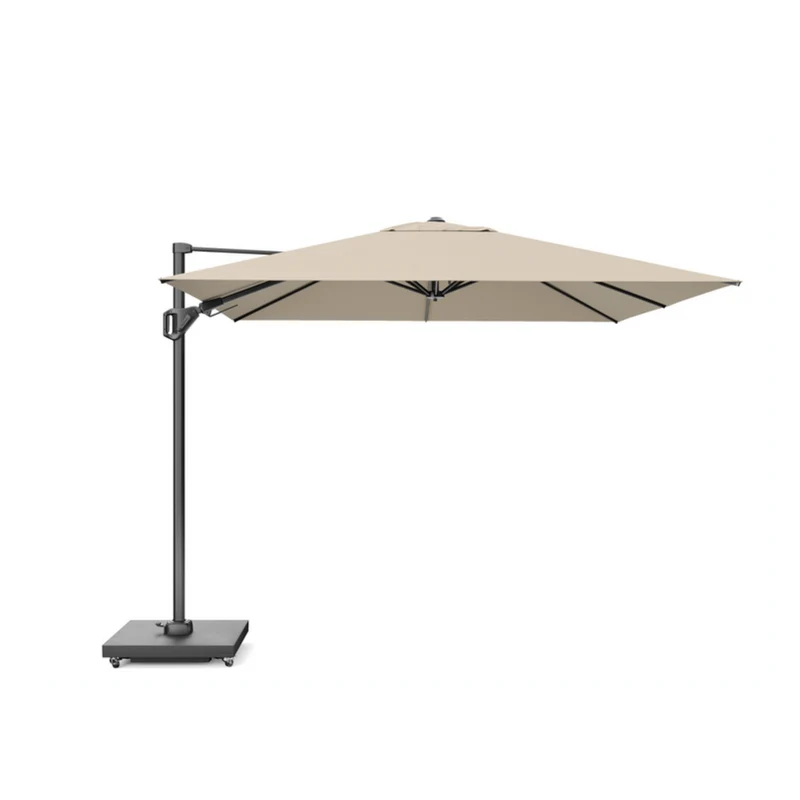 Platinum Sun & Shade zweefparasol Challenger T¹ premium 400x300 Champagne.