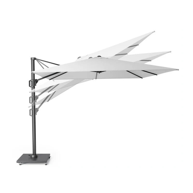 Platinum Sun & Shade zweefparasol Challenger T² premium 350x260 Champagne.