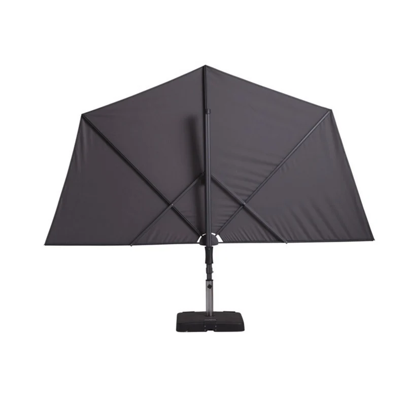 Madison Parasol sun wave 270x150cm lichtgrijs