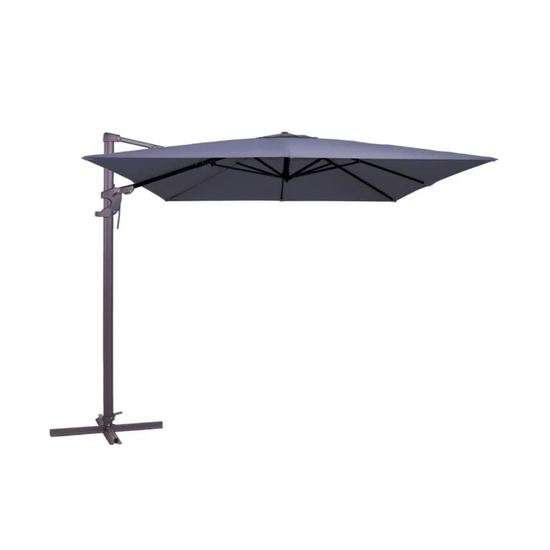Madison Zweefparasol Monaco flex III 300x300cm Safier blue