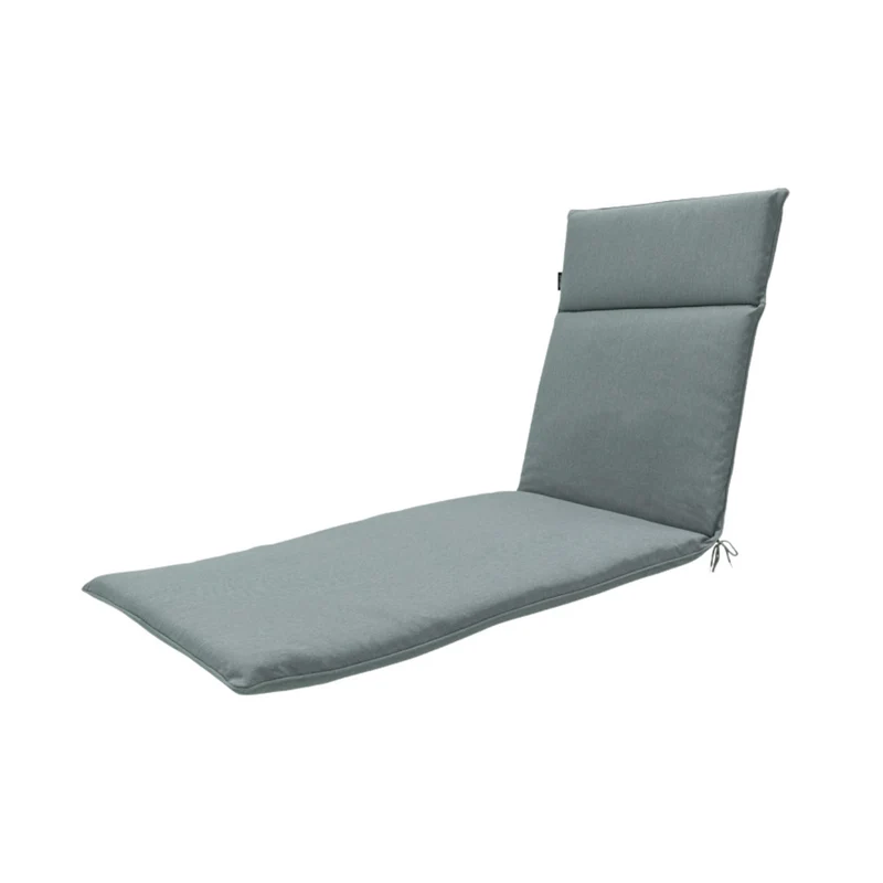 Madison ligbedkussen 190x60cm Silver canvas eco+