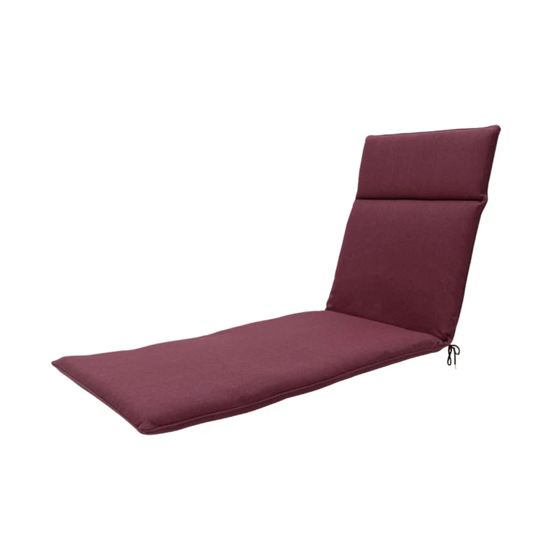 Madison ligbedkussen 190x60cm bordeaux canvas eco+