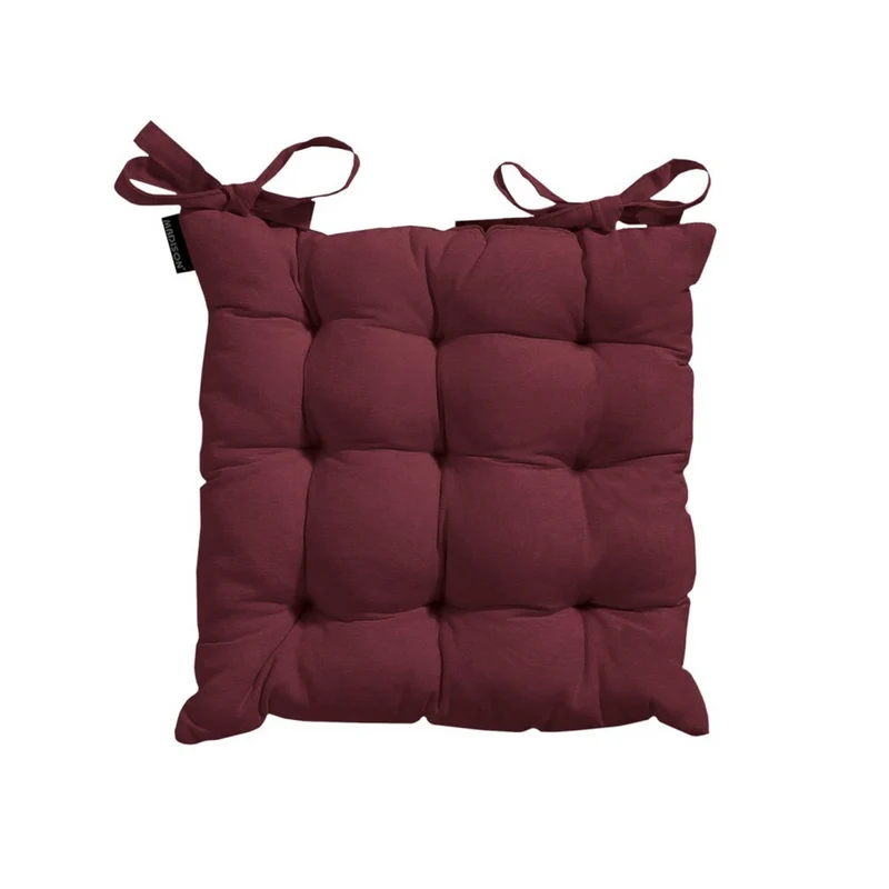 Madison Toscane zitkussen 46x46cm Panama Bordeaux