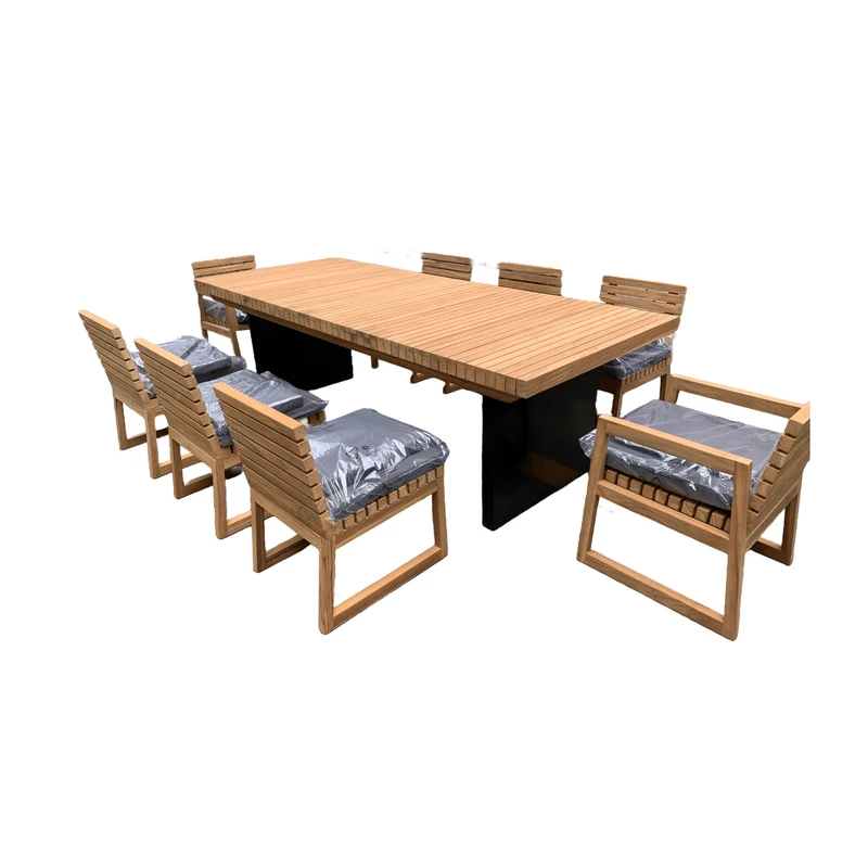 Boender Outdoor Tuinset 8 personen teak 304cm