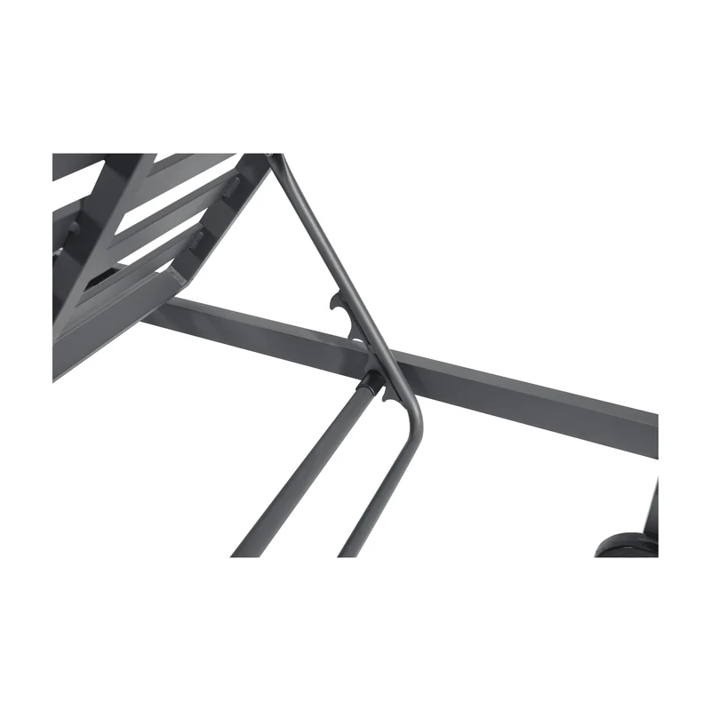 Boender Outdoor ligbed verstelbaar met kussen grijs