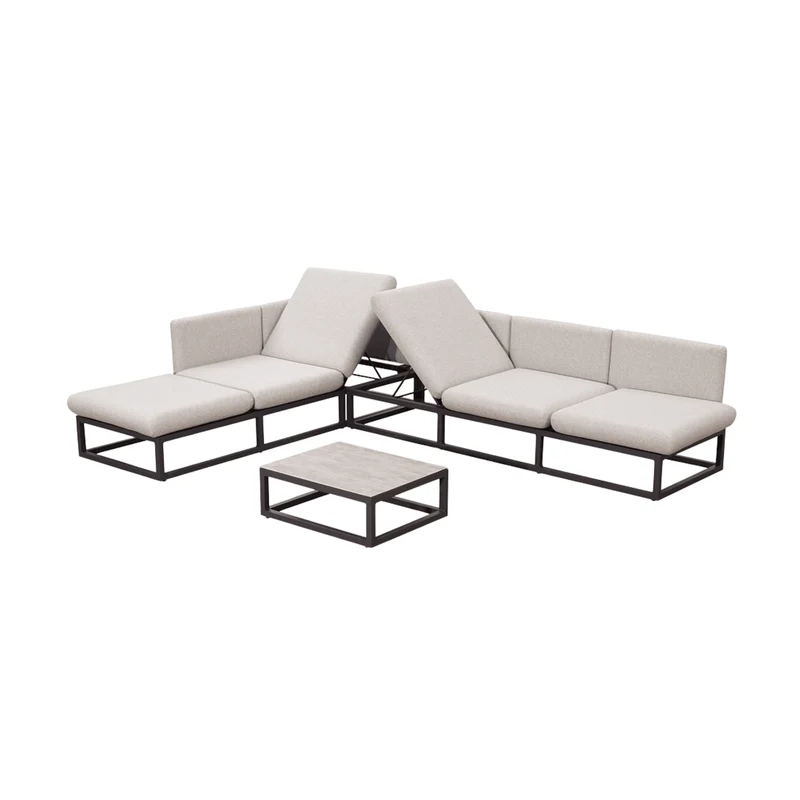 Boender Outdoor verstelbare loungeset 3-delig