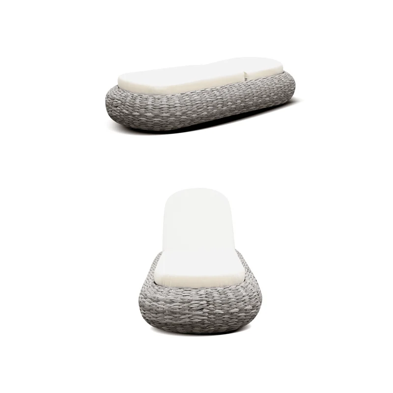 Boender Outdoor Rotan ligbed tuin met kussen