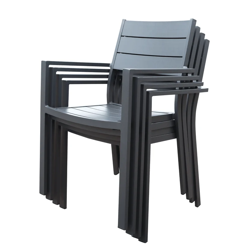 Boender Outdoor Tuinset 5-delig met kussens diningset Antraciet