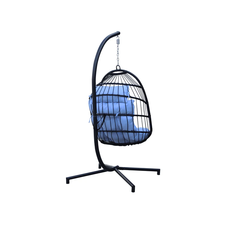 Boender Outdoor buiten hangstoel met standaard blauw