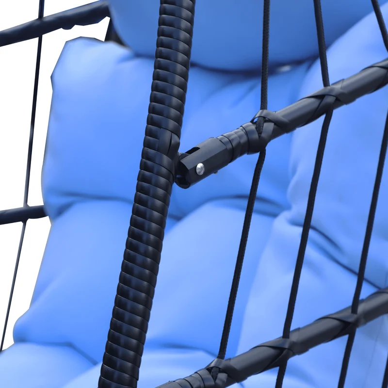 Boender Outdoor buiten hangstoel met standaard blauw