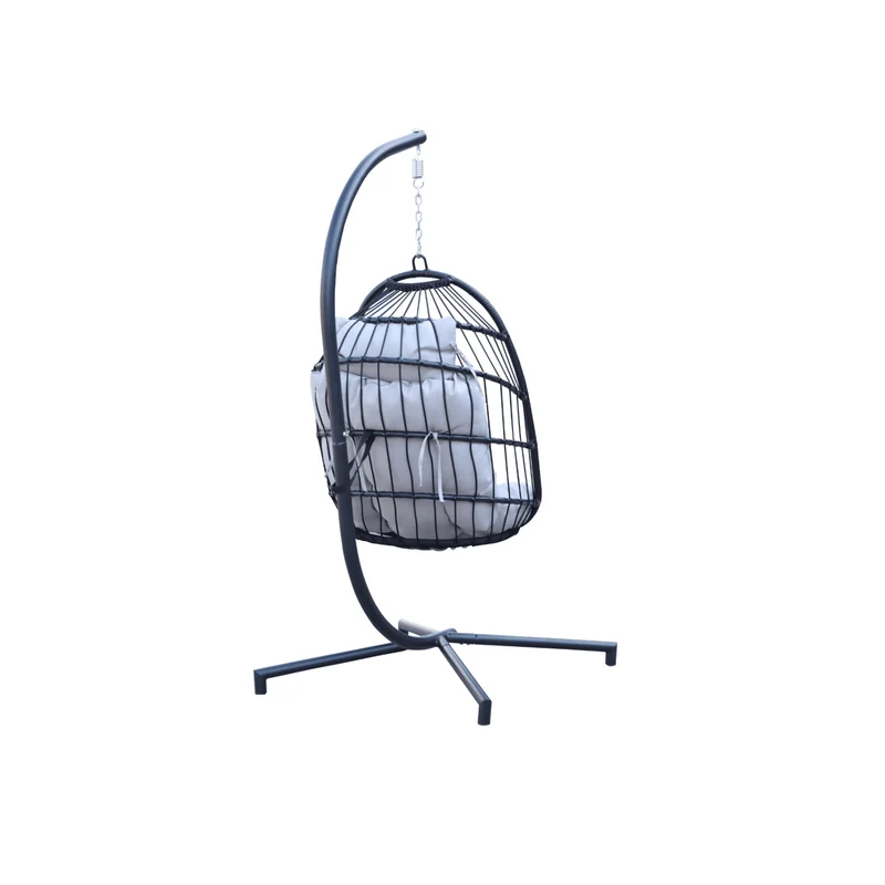 Boender Outdoor buiten hangstoel met standaard staalblauw