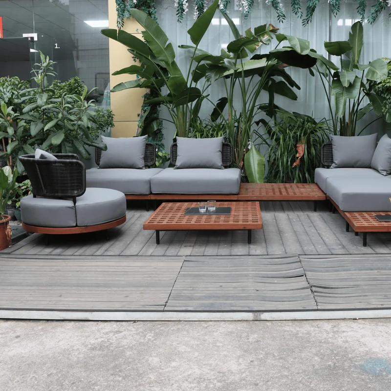 Boender Outdoor loungeset teakhout 11-delig
