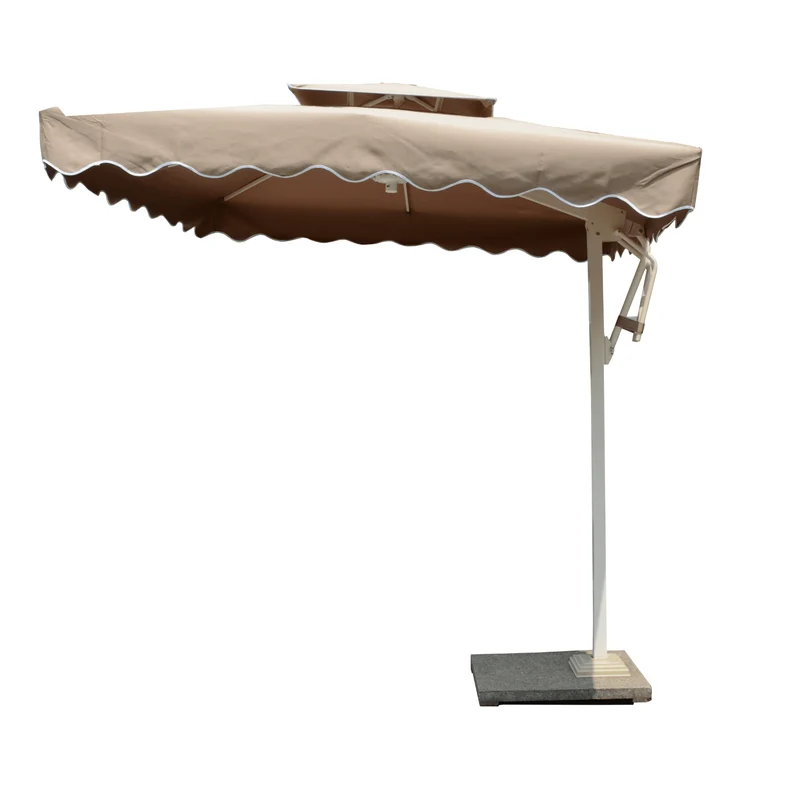 Boender Outdoor Tuinparasol grijsbeige