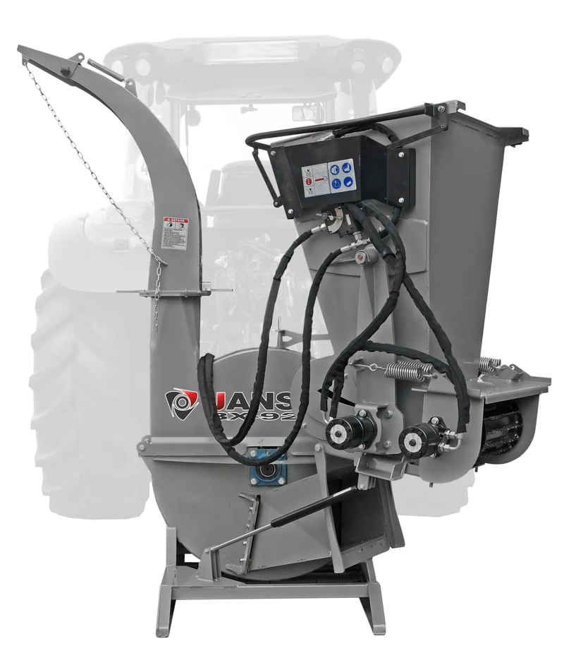 BX-92RS Schredder, Häcksler, Holzhäcksler, Holzschredder, Traktor