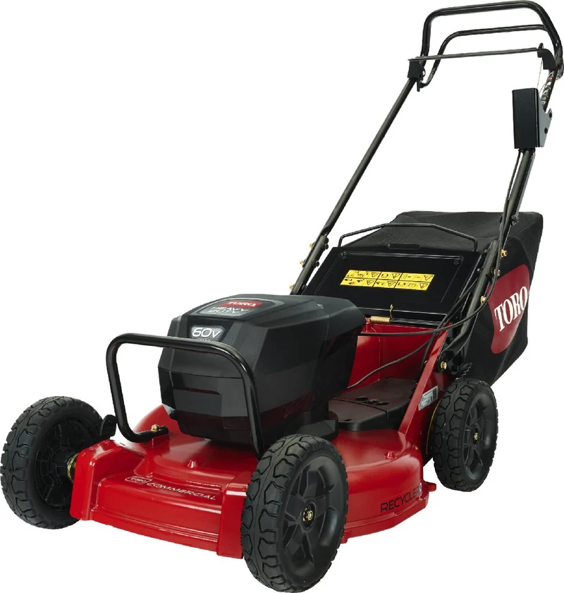 Toro Akku-Rasenmäher 60 Volt Profirasenmäher mit Alugehäuse 53 cm 22276 - inkl. 2 Akkus und Ladegerät