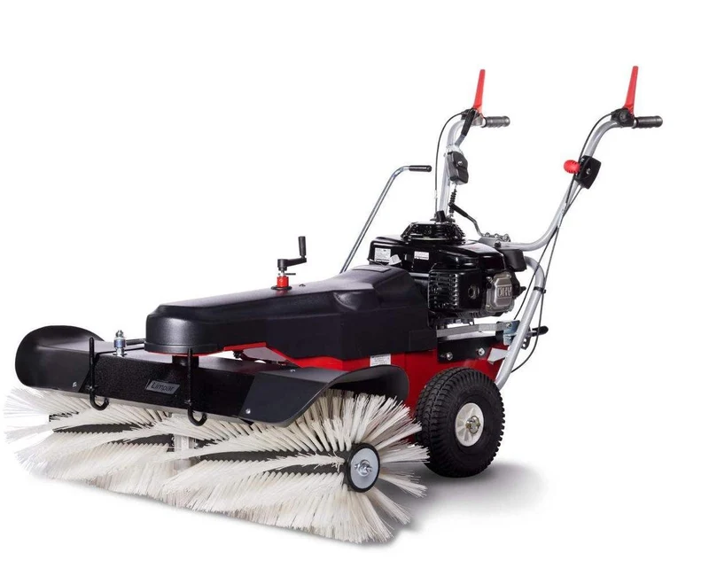 4F Schmutz- und Schneekehrmaschine Limpar 122 B&S E-Start mit Winterkehrbürstensatz