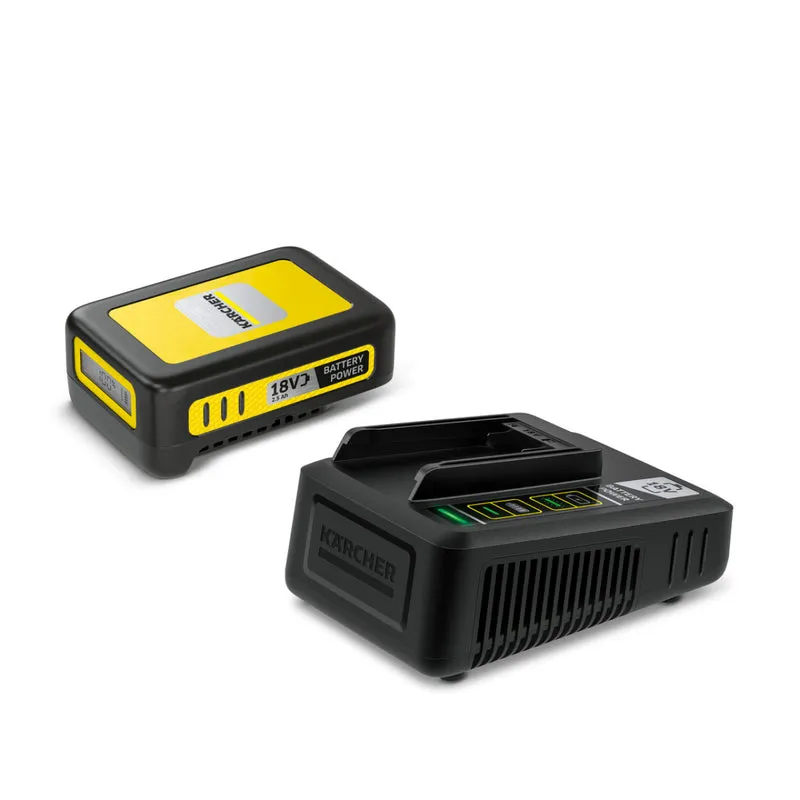 Starter Kit Battery Power 18 V / 2,5 Ah Akku / 18 V Schnellladegerät