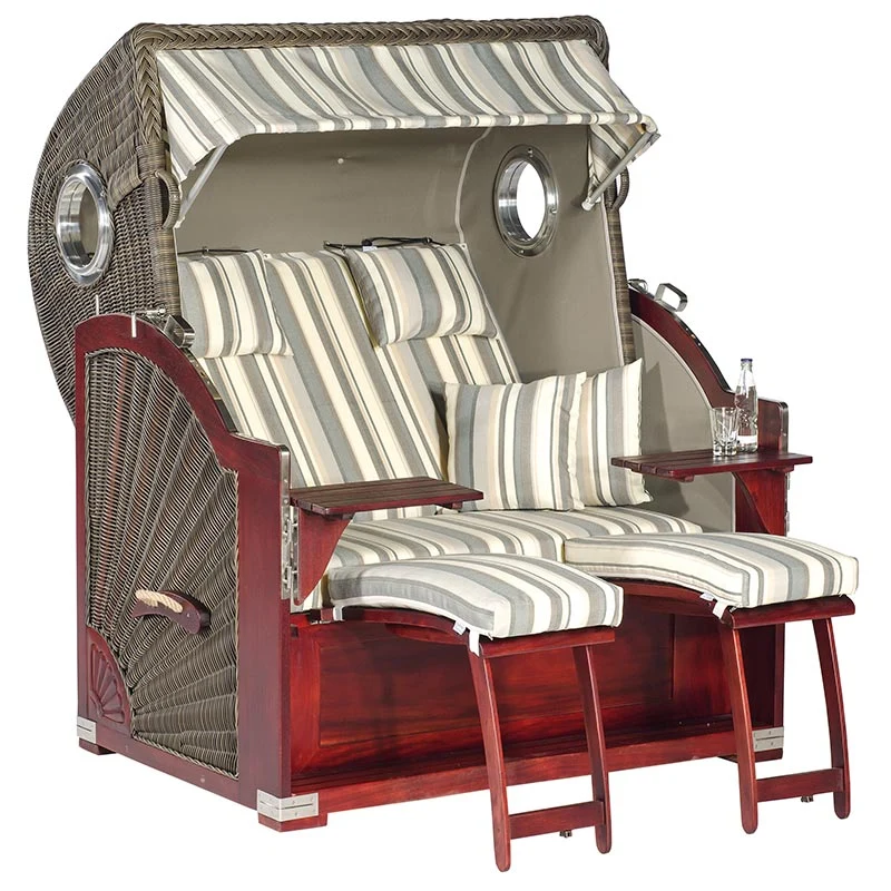 Strandkorb Rustikal 500 PLUS Comfort 1225/taupe