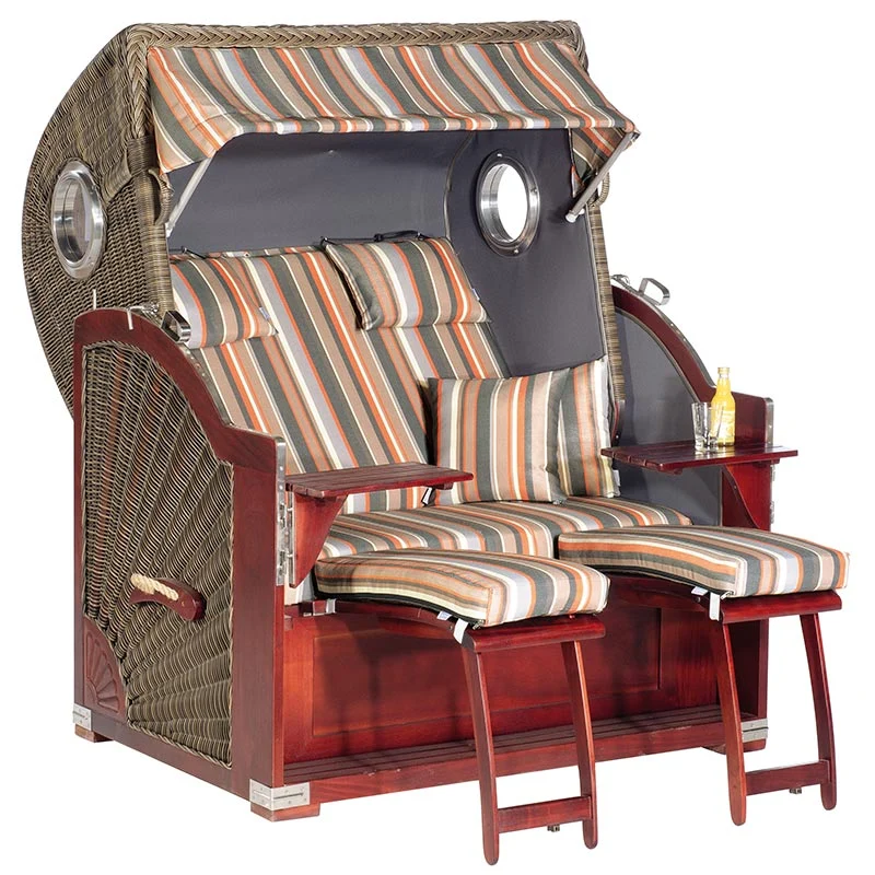 Strandkorb Rustikal 500 PLUS Comfort 1235/anthrazit