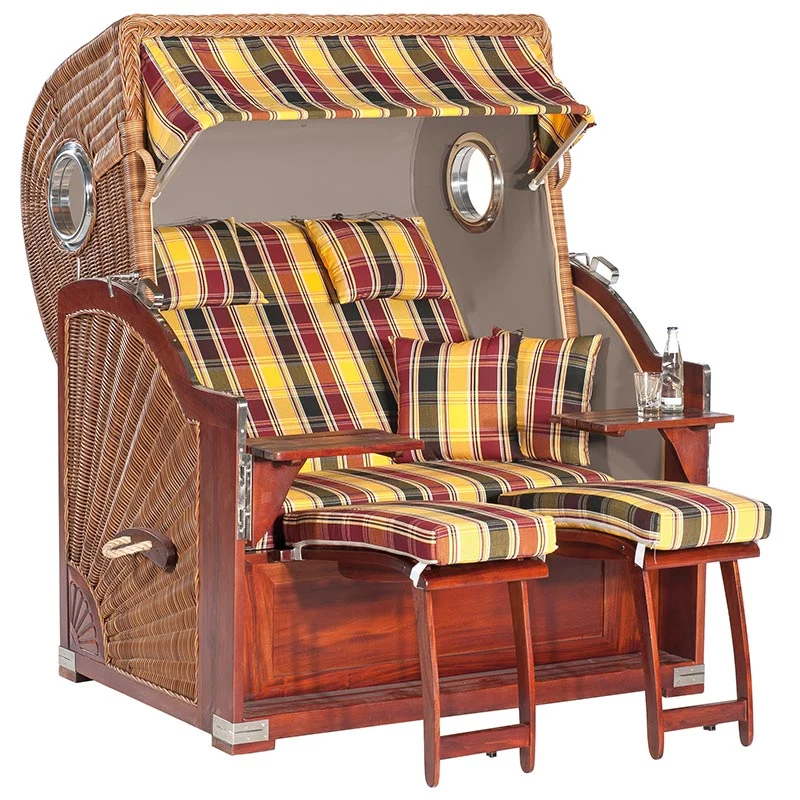 Strandkorb Rustikal 500 PLUS Comfort 1216/taupe